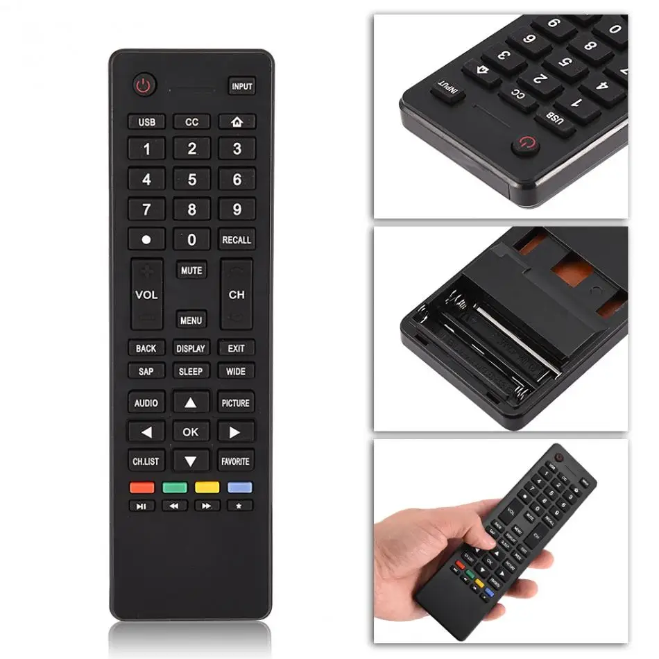 For Haier TV Remote Control Replacement for Haier HTR A18M 55D3550 40D3500M 48D3500 TV Remote
