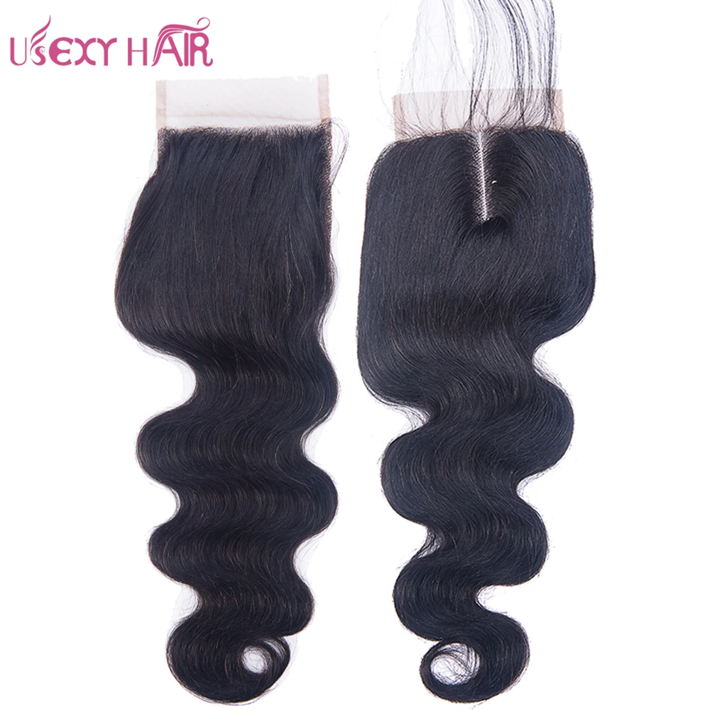 USEXY HAIR 13 x 4 Lace Frontal Closure with Bundles Brazilian Body Wave Human Hair Bundles with Lace Closure USEXY HAIR 13 x 4 Lace Frontal Closure with Bundles Brazilian Body Wave Human Hair Bundles with Lace Closure