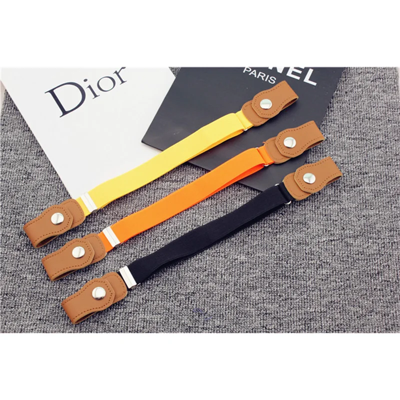 Child Buckle-Free Elastic Belt No Buckle Stretch Belt for Kids Toddlers Adjustable Boys and Girl's Belts for Jean Pants kids fashion belt