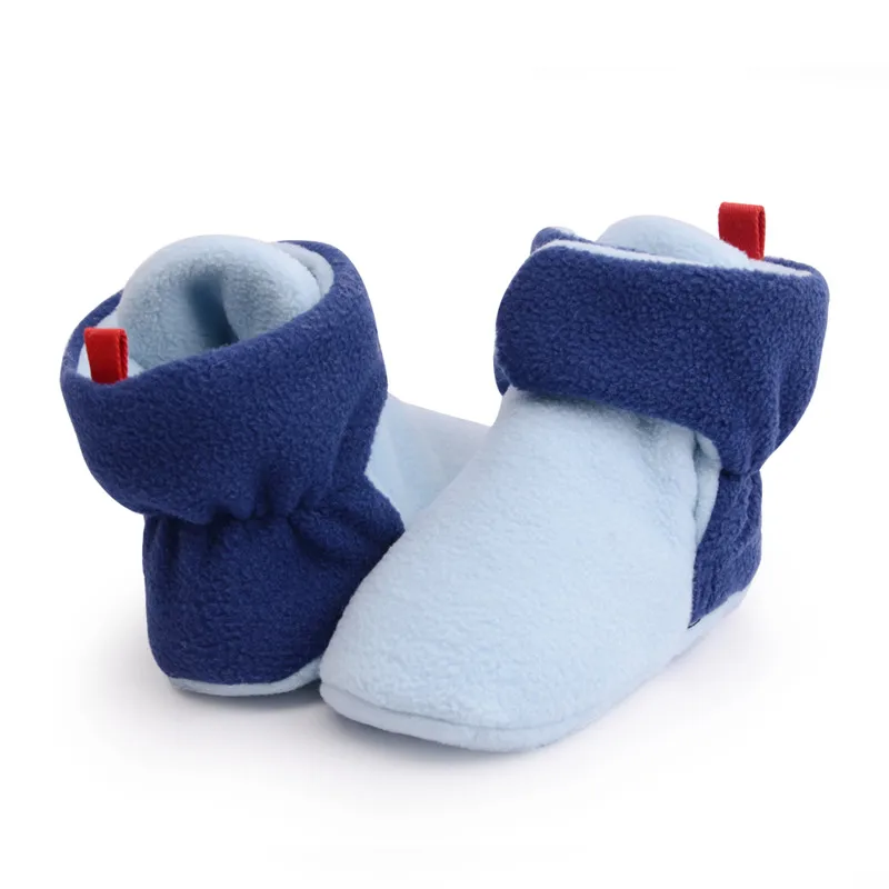 Обувь для новорожденных мальчиков и девочек; обувь для первых шагов; теплые зимние пинетки для малышей; обувь для новорожденных; 0-18 месяцев