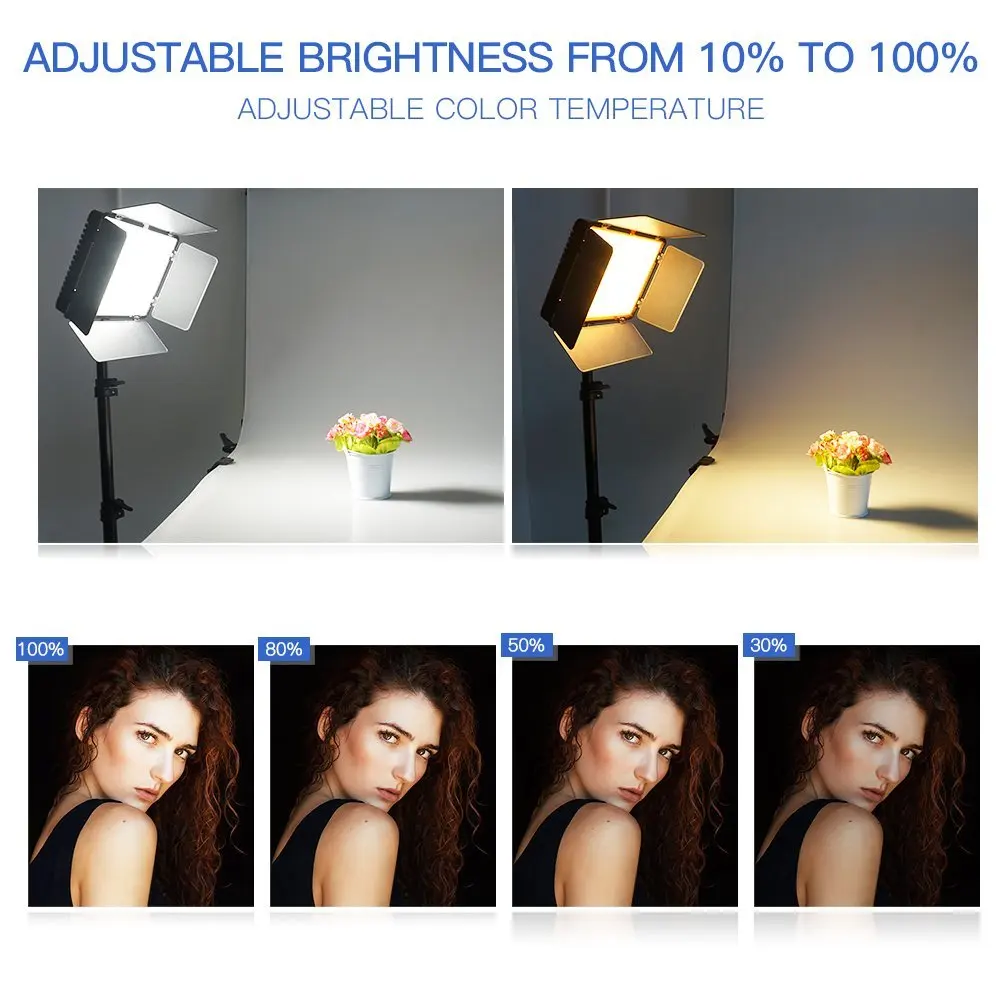  spash TL-600S 2 in 1 Kit Portable LED Video Light Photo Lamp 25W 5500K Photographic Lighting with T - 33053157117