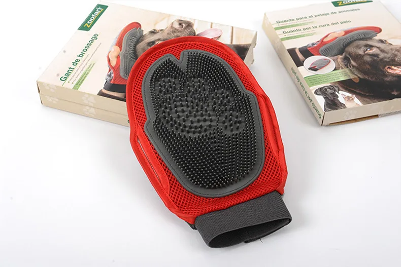 Pet Dog Cat Massage Brush Gloves Bath Comb Clean Gentle And Efficient Beauty Gloves Dog Pet Gloves