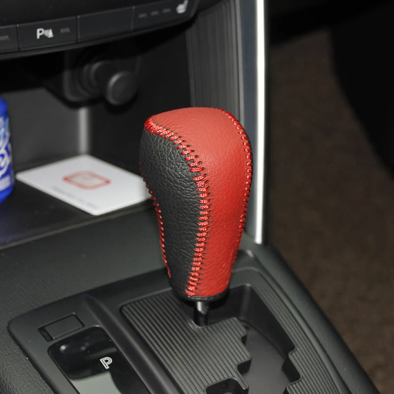shift knob cover leather For Mazda CX-5 AT