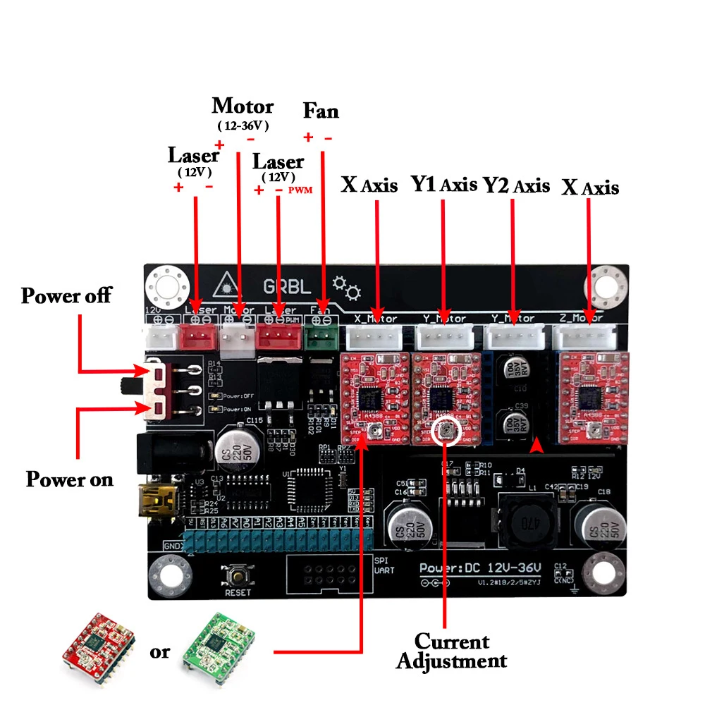 ЧПУ 3018 ER11 DIY мини ЧПУ гравировальный станок PCB фрезерный станок древесины маршрутизатор лазерная гравировка GRBL контроль жажда металла