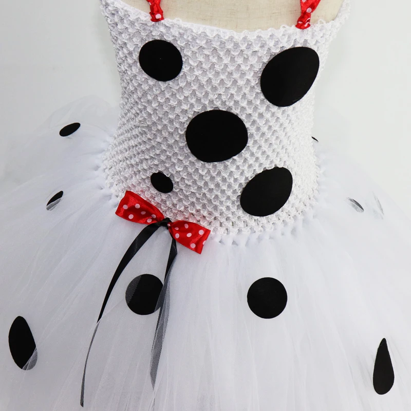 Платье-пачка для маленьких девочек деним джинсовая мини-собака костюмы в горошек, Детский костюм на Хеллоуин; костюм на Хеллоуин для девочек мультяшный костюм для косплей Платья для вечеринок PQ101