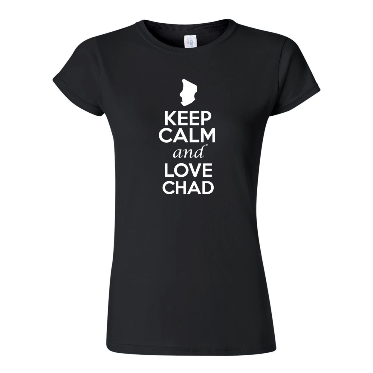 Junior Keep Calm And Love Chad Country Patriotic Novelty T-Shirt Tee 1256 (1)