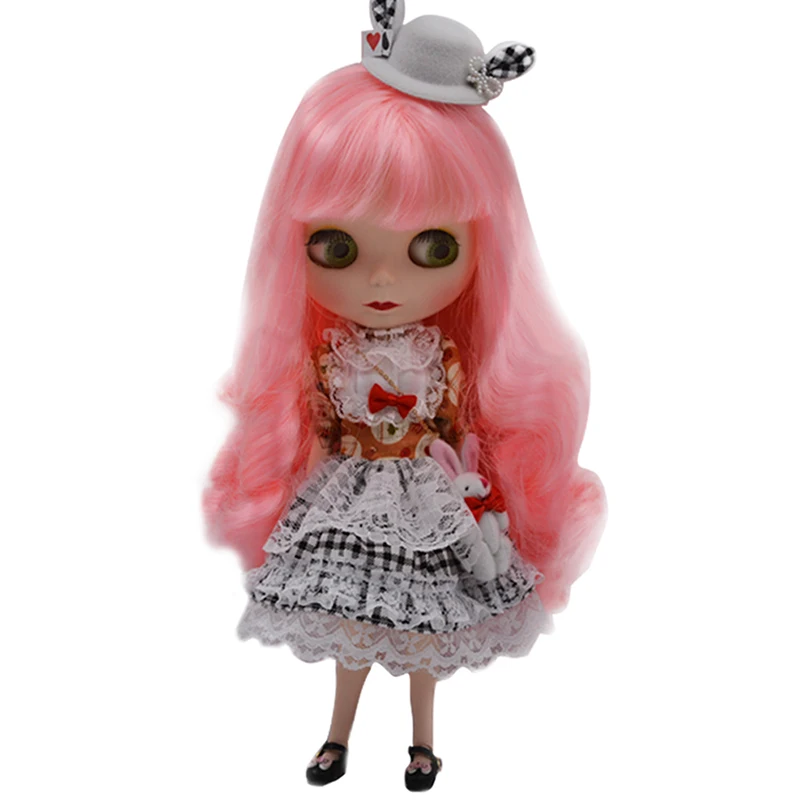 

Blyth Doll BJD, Neo Blyth Doll Nude Customized Frosted Face Dolls Can Changed Makeup and Dress DIY, 1/6 Ball Jointed Dolls SO28
