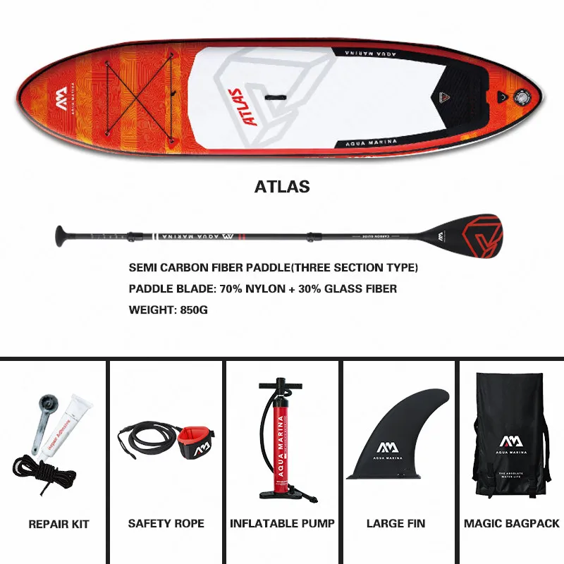 Аква-Марина Атлас доска для серфинга новая доска для серфинга дополнительно доски для серфинга надувная доска для серфинга стоячая доска для серфинга 366*84*15 см - Цвет: Set B