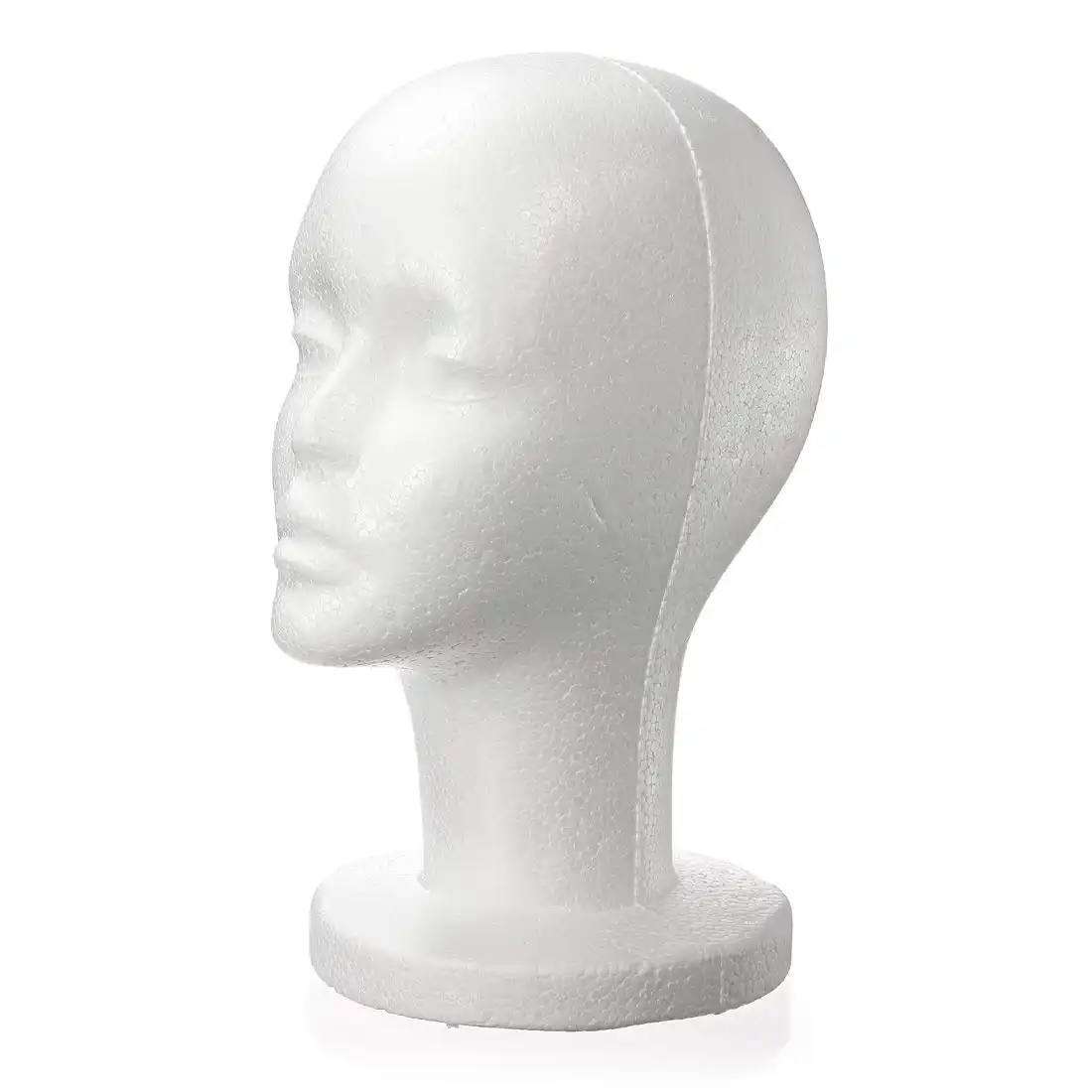 styrofoam wig head