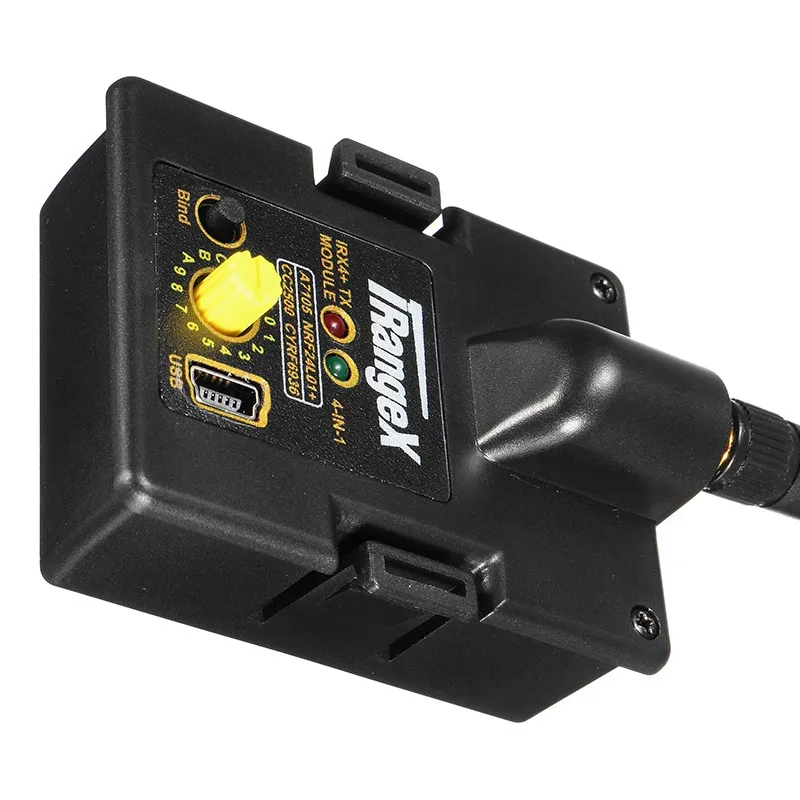 IRangeX IRX4 Plus 2 4G CC2500 NRF24L01 A7105 CYRF6936 4 в 1 многопротокольный модуль STM32 TX с Чехол|2.4g| |
