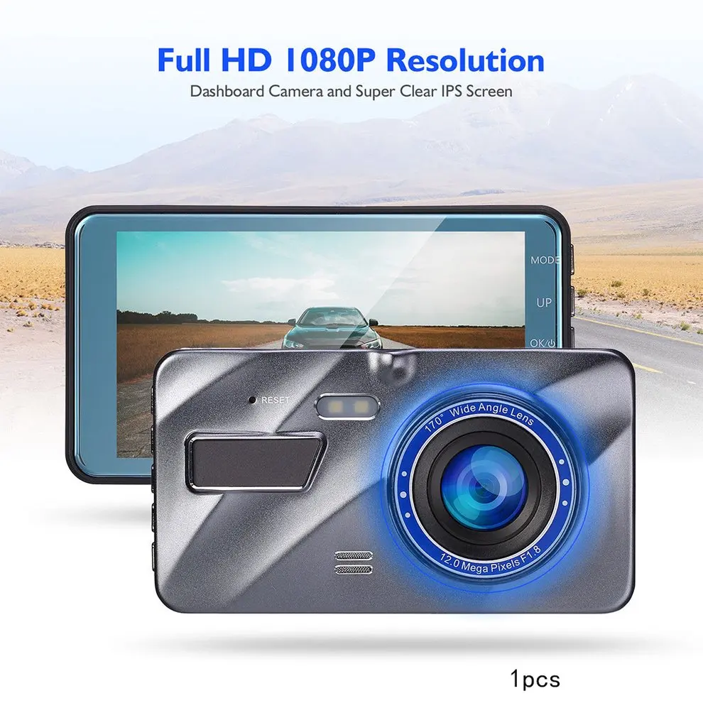 " Автомобильный Hd 1080p 128gb цифровой видеорегистратор Автомобильная приборная панель DVR камера видео регистратор g-сенсор Даш-камера Us