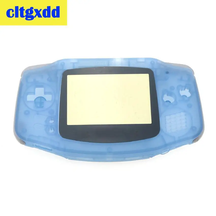 Cltgxdd полный запасной Корпус Корпуса для nintendo Game Boy GBA прозрачный синий корпус игровой консоли