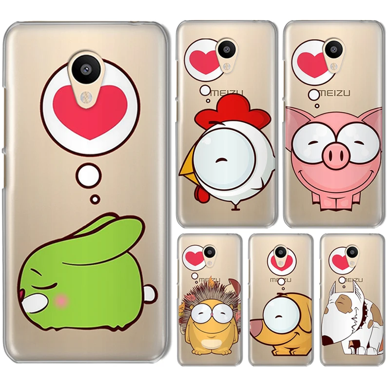 cartoon For Meizu M3S M3 Note M5 M5S M5C M6 U10 U20 Pro 6 16th Phone Case cover Cute shell capa animal cute Soft TPU Silicone |