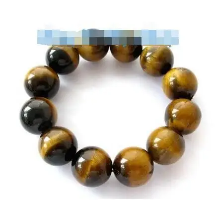 

Shipping >> new hot So Cool 18mm Brown Tiger Eye Beads Bracelet 8