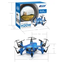 F18537/8 JJRC H20W Phone Wifi FPV Real Time with HD Camera LED RC Mini Drone 6 Axle 2.4G 4CH 3D Flip Headless Hexacopter RTF Toy
