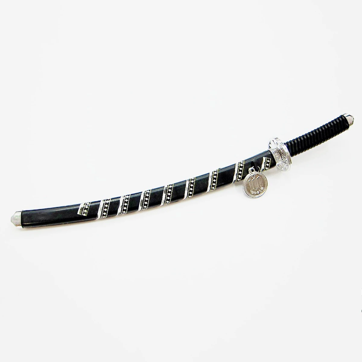 Пластиковая легкая Японская Игрушка "Самурай", меч, детская игрушка, нож, реквизит, черный меч самурая для Хэллоуина, косплей