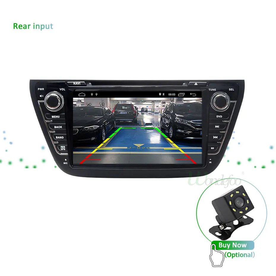 Discount DSP IPS Android 9.0 4G 64G AV Output CAR DVD PLAYER For SUZUKI SX4 S-CROSS S CROSS 2014 2015 GPS Navigation Radio Stereo Screen 25