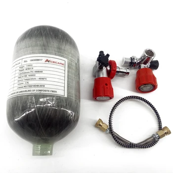 Günstige AC52011 2L Mini Carbon Air Tank/Pcp 4500psi 300bar Paintball HPA Tank/Luftgewehr Tank M18 * 1,5 Tauchen Zylinder Ausrüstung