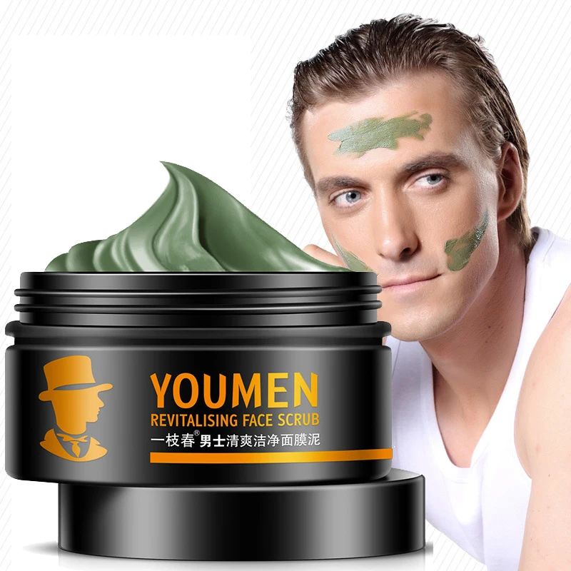 OneSpring Deep Cleansing for Men Bamboo Charcoal Black Mud Mask