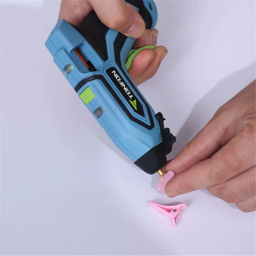 XIAOMI Tonfon Original 3.6V Cordless Hot Glue Guns USB Rechargable Melt Glue Guns Kits with 10 Glue Sticks (7)