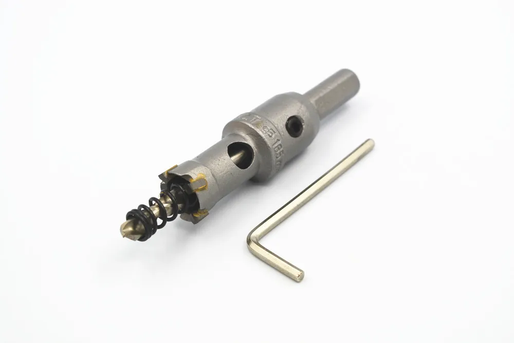 

TCT  Hole Saw  16.5mm Diameter Metal Cutting Drilling Bit With Hex Wrench