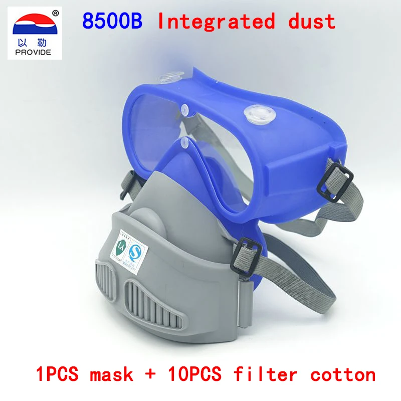 Обеспечить один тип Респиратор маска Анти-туман линзы силиконовые тела Респиратор маска от пыли PM2.5 маска-фильтр дыма