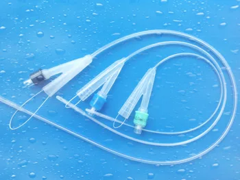 

Dog Urethral Catheter, Extended 2-way Silicon Balloon Foley Catheter 6FG(2.0MM)*40CM with Stylet, 10PCS/Pack