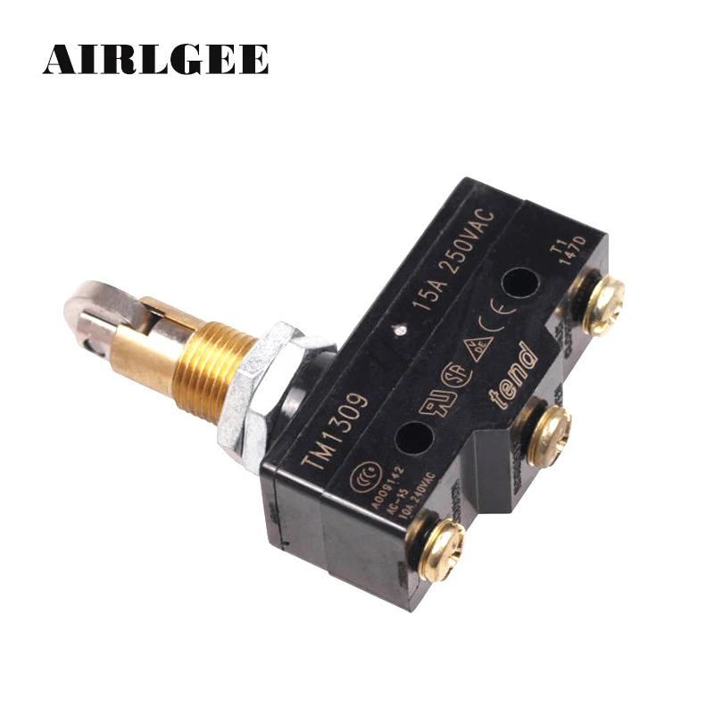 

1x TM1309 Screw Terminals Panel Mount Cross Roller Plunger Limit Switch