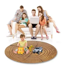 Ковер с принтом в виде кольца дерева, креативное одеяло, ковер для гостиной/спальни, противоскользящий мягкий ковер 180 см, 152 см, 122 см, современный ковер