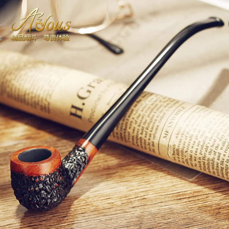 New fashion High quality 100 Handmade Wooden Briar Tobacco Pipe Smoking Pipein Tobacco Pipes