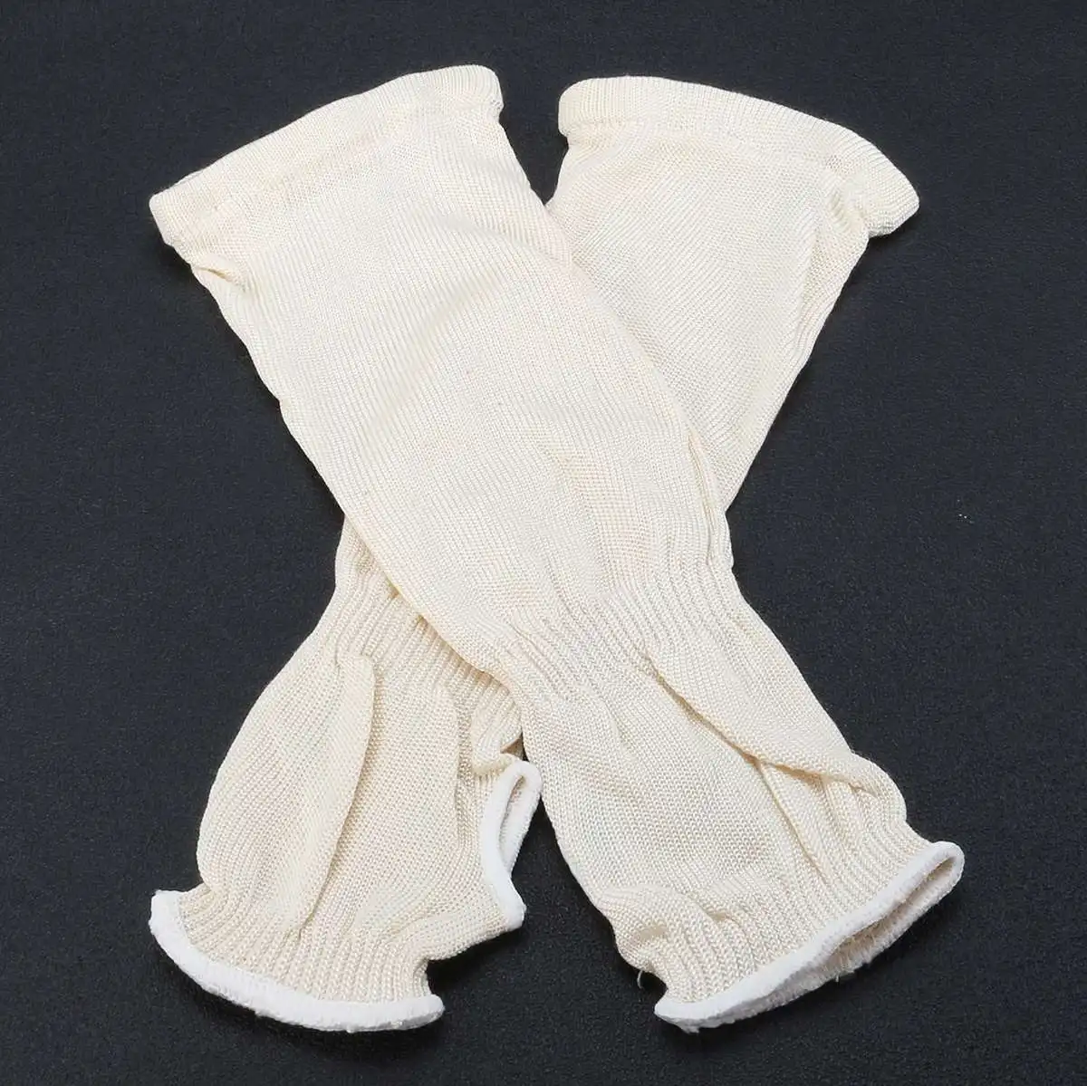 NEW Mechanic Arm Sleeves 33cm Heat protection PPE Leather Welding Protective Gloves Cut-resistant припой mechanic 0 5mm