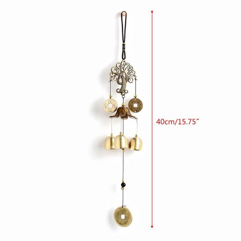 Wind Chime Винтаж Lucky Tree колокольчики висячие украшения дома уличный дворовый садовый Стены Орнамент окна