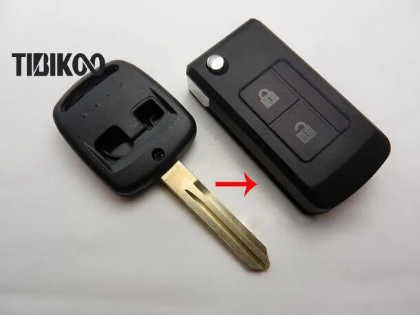 Subaru Forester 2 Buttons Modified key shell  (1)-1
