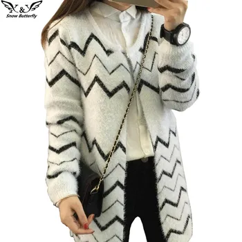 2017 high quality fall and winter Female cardigan women sweater Knitted Cotton O-Neck Leisure cardigans women's sweaters