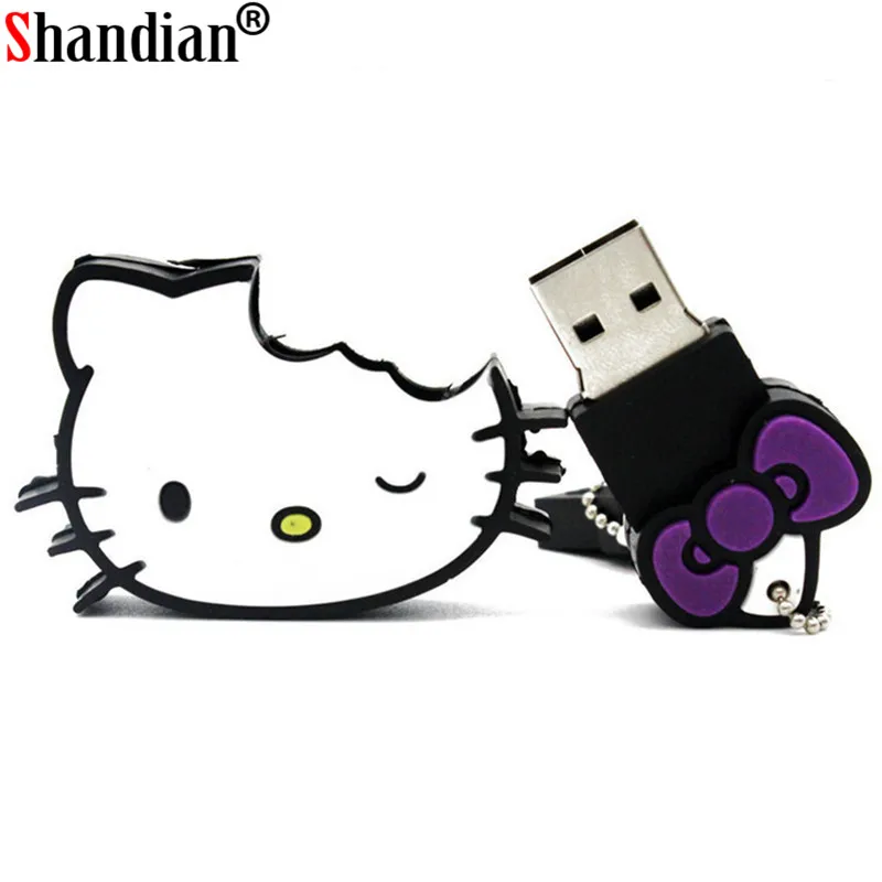 SHANDDIAN wholesale hello kitty USB flash drive U disk cute cat memory