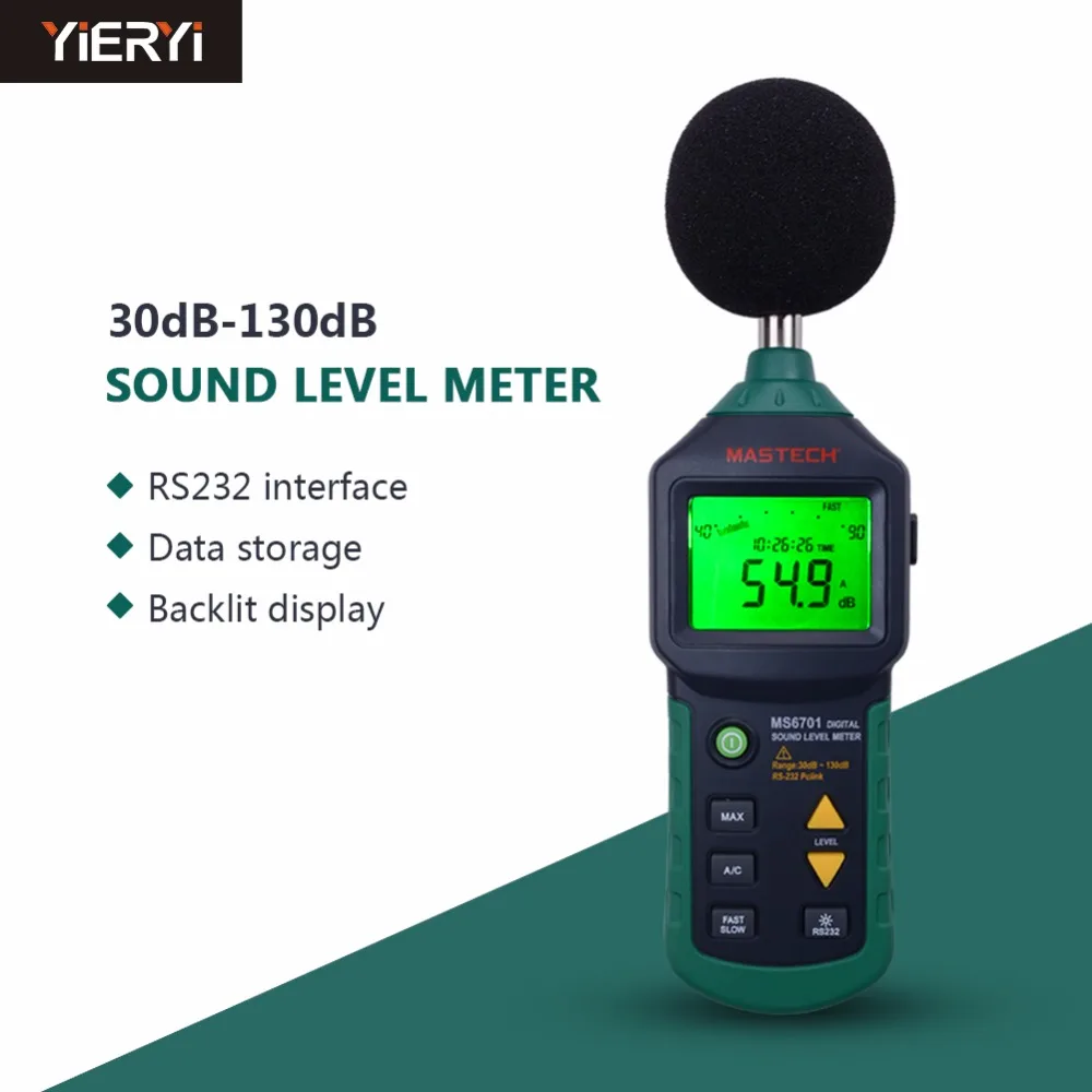 Hasil gambar untuk MS6701 - Digital Sound Level Meter With USB Interface
