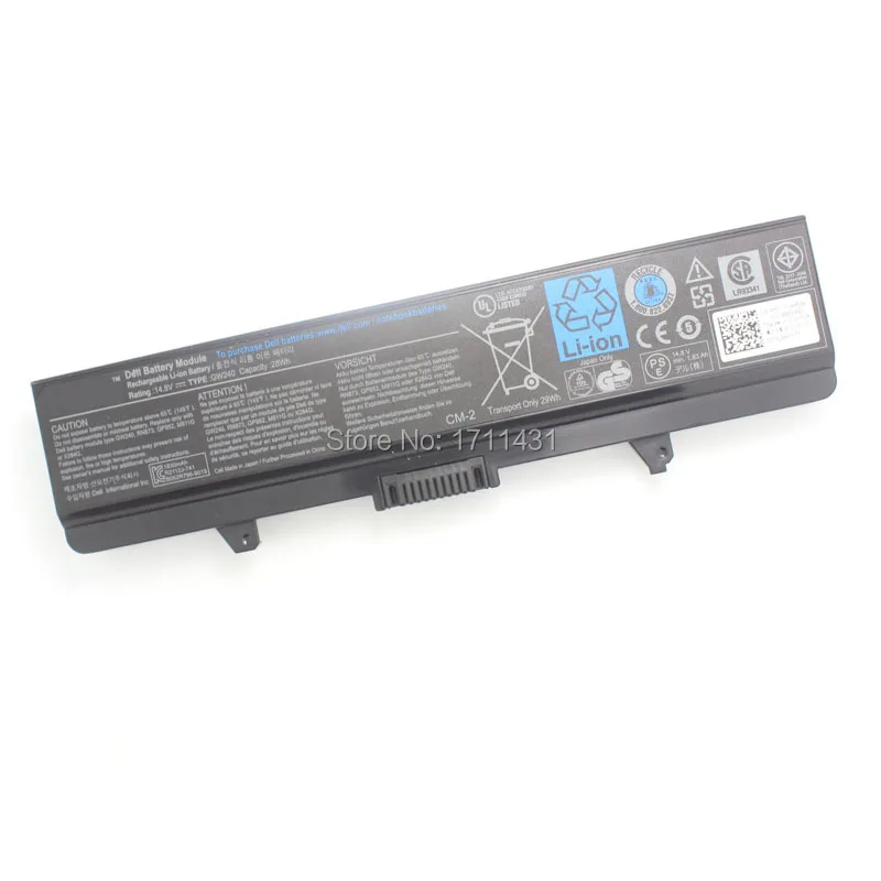 Genuine original laptop batteries for dell 1545 1546 1525 1526 1440