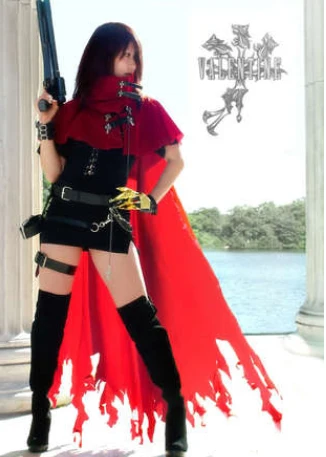 

Free shipping Custom Cheap Female Vincent Valentine Cosplay Costume from Final Fantasy Type 0 Christmas