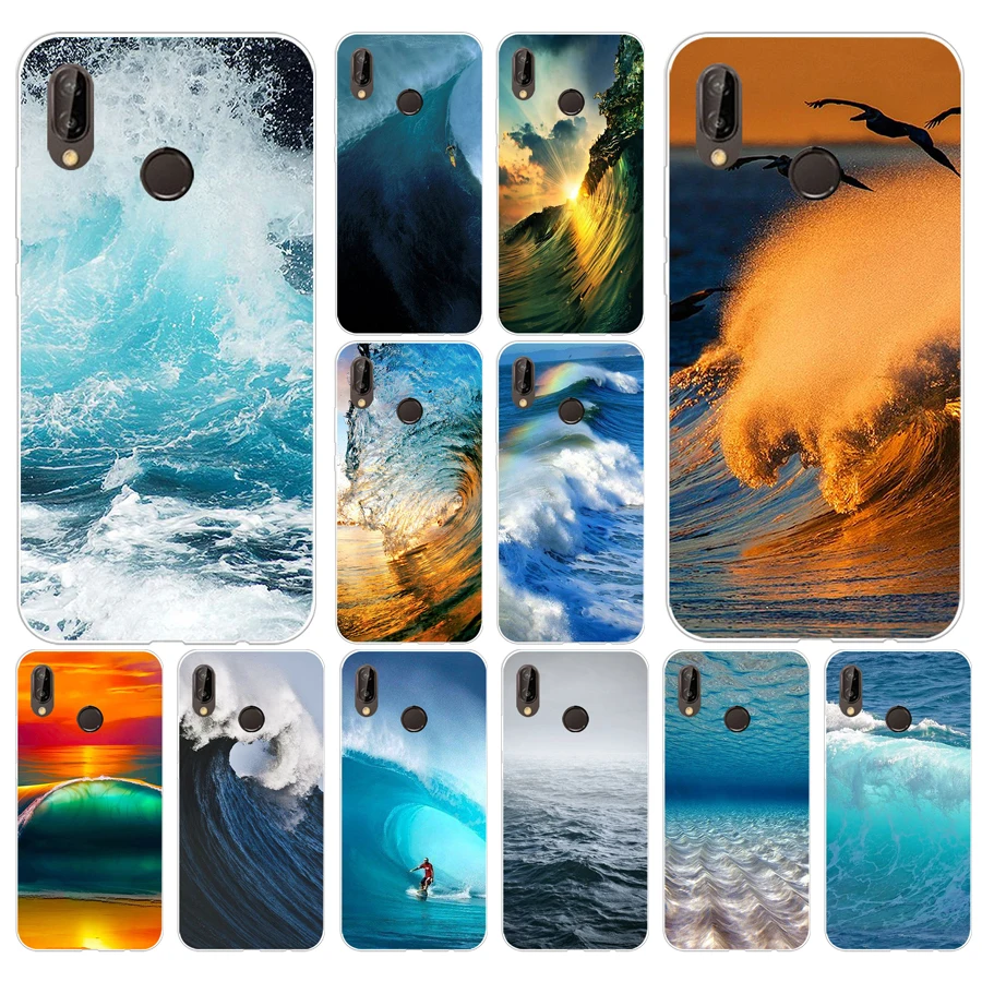 Мягкий силиконовый чехол из ТПУ для huawei p 20 lite pro y6 2017 mate 10 на лето 147H | Мобильные