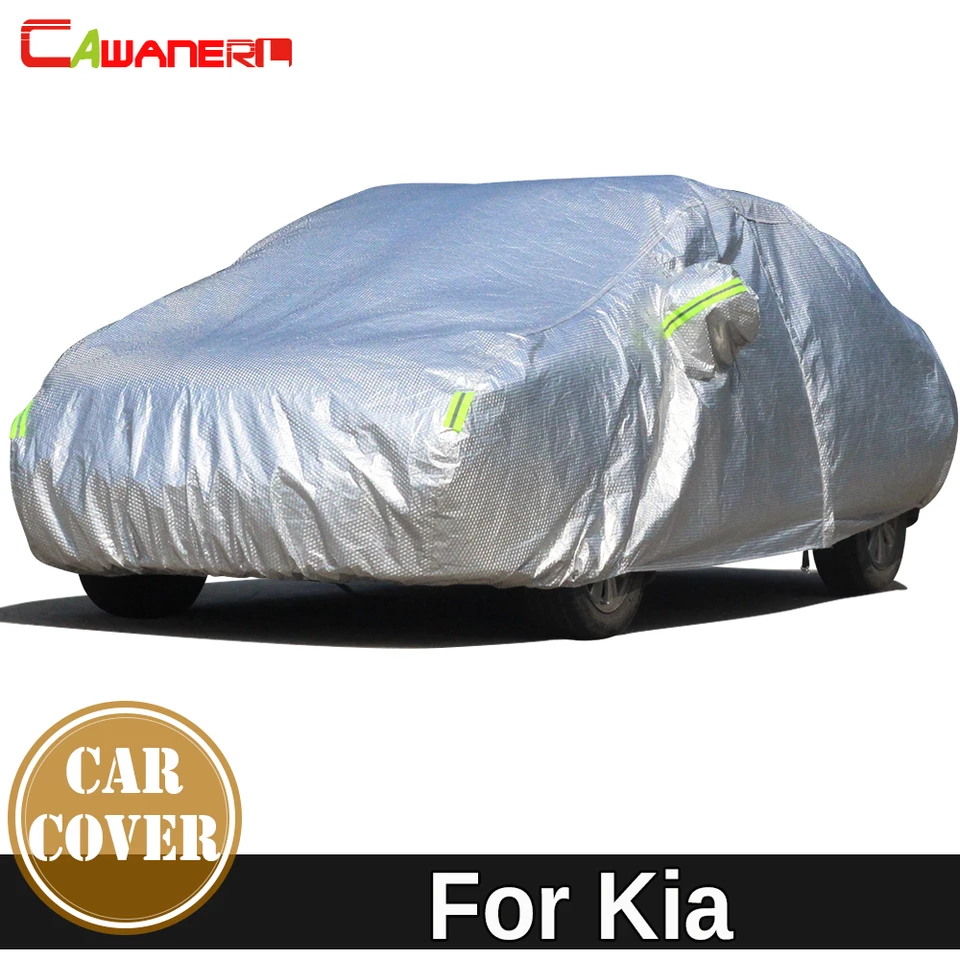 Cawanerl Thicken Cotton Car Cover Sun Snow Rain Protect Waterproof Cover  For Kia Cerato Soul Optima ceed K9 Picanto Rondo Venga - AliExpress