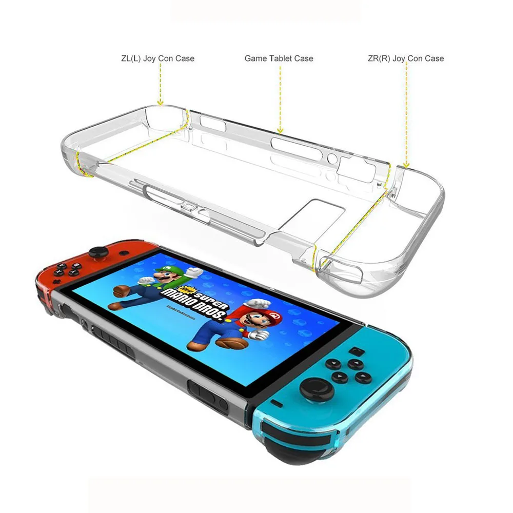 6-In-1-For-Nintend-Switch-Crystal-Case-Cover-For-Nintend-Switch-Console-Crystal-Shell-Premium