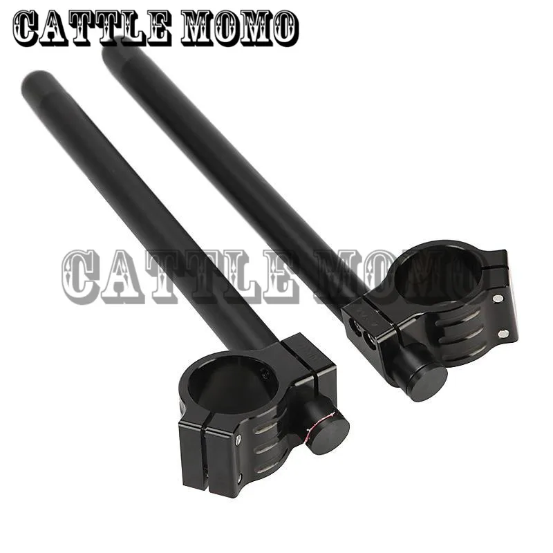 

41mm Motorcycle Clip On Fork handlebars CNC for Honda CBR1000 VTR1000 CB-1 For Kawasaki ZX6/6R 90-95 96 1997 Ninja 650R 06 07 08