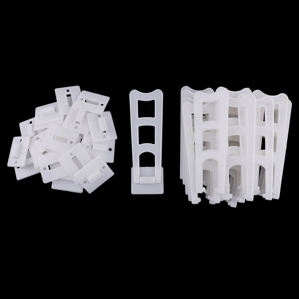 

25 Pieces Plastic Photo Frame Backs Holder Stands, Trapezoid Shaped for Handmade Photo Frame Making DIY Crafts