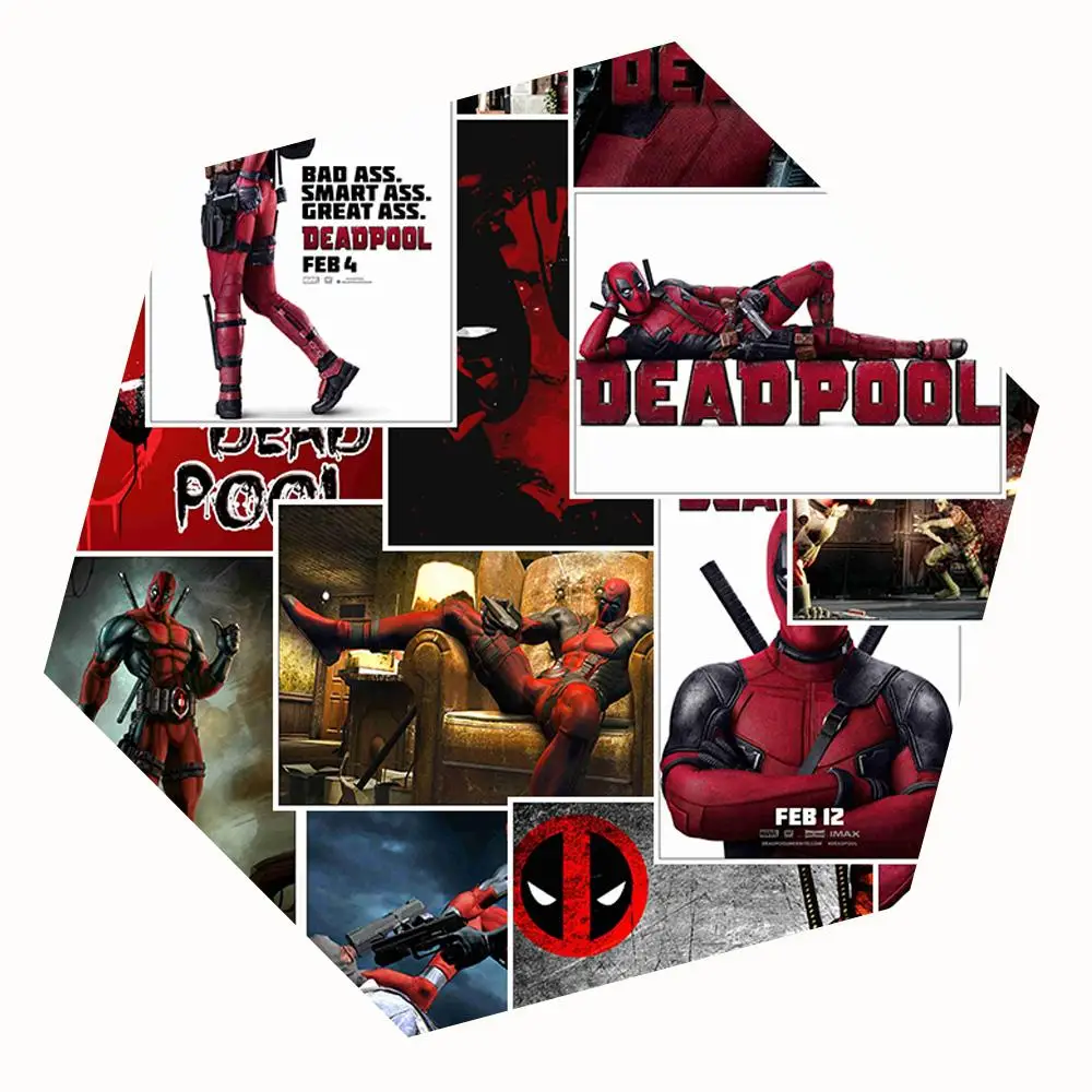 25 шт. наклейки Deadpool Pack музыкальные наклейки для DIY скейтборд мотоцикл багаж ноутбук мультфильм наклейки Наборы