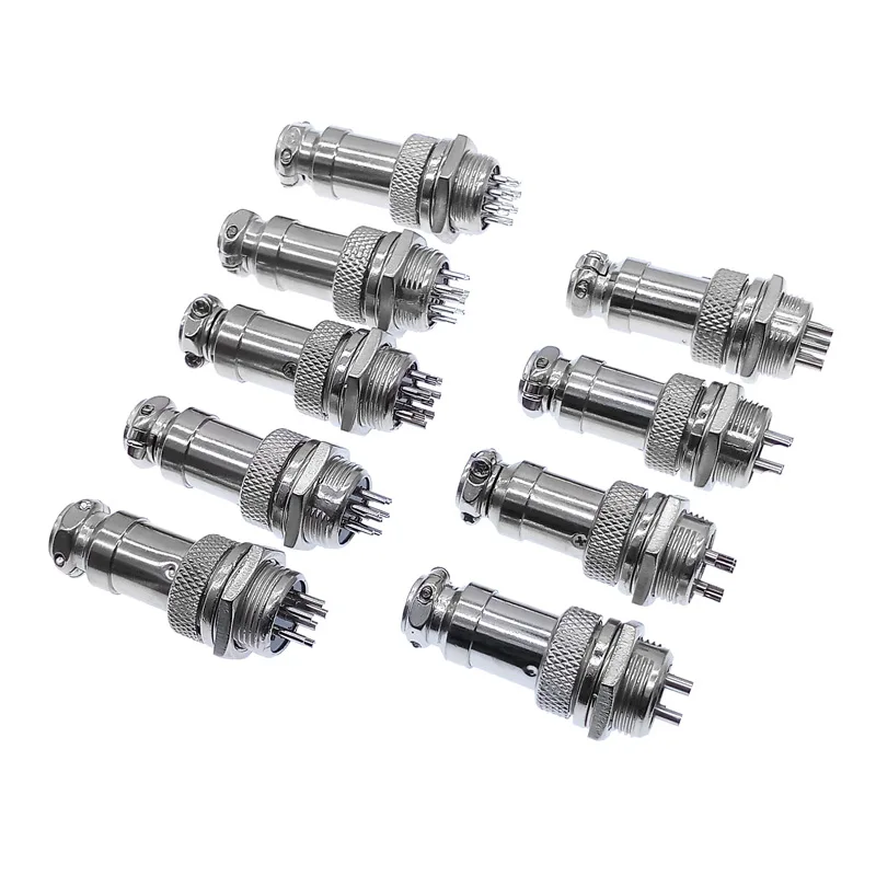 5/8 &quotGX16 авиационный кабель разъем 2Pin3pin4pin 5pin6pin7pin8pin9pin10pin штекер и гнездо
