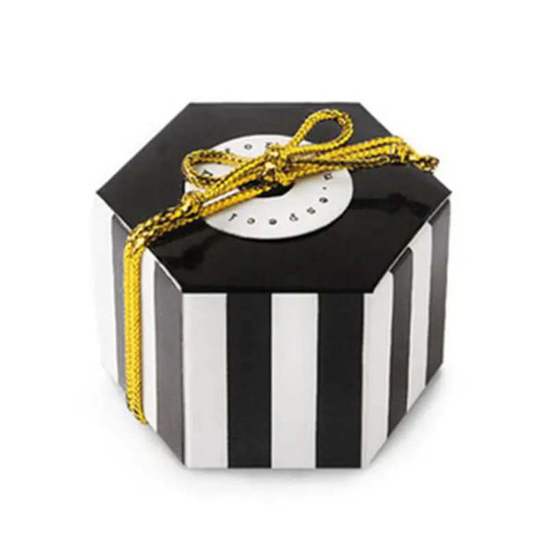 10 шт./лот золото подарочная коробка конфет вечерние детская бумага конфетная коробка шоколада сумки для свадьбы или «нулевого дня рождения» Декор поставки