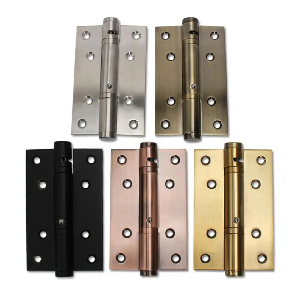 

2 PCS Hidden Door Hinge Stainless Steel Hydraulic Buffer Multi-function Damping Spring Hinge