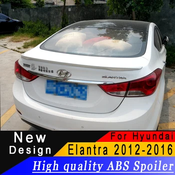 

For Hyundai Elantra 2012 to 2016 Sedan Spoiler High quality ABS material Primer or any color Rear wing spoiler