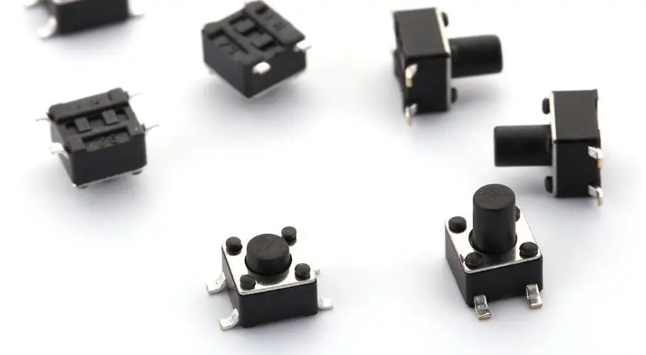 4.5x4.5x H = 3 8/4 3/4 5/4 8/5/6/7/8 мм высокий 4Pin SMT SMD составной Такт Кнопка Микро переключатель