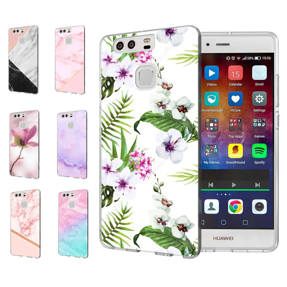 For Huawei P9lite/P8 Lite 2016 2017 Y5 II 2 Y5ii / Y6 Compact Honor 5A LYO-L21 Soft TPU Silicone Pattern Clear Case B072 |